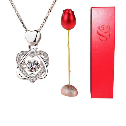 Eternal Rose Necklace